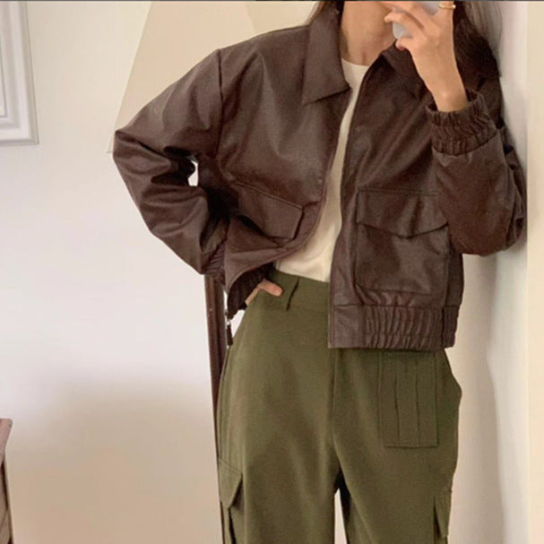 Damen Praktische und modische Kurzjacke Drune