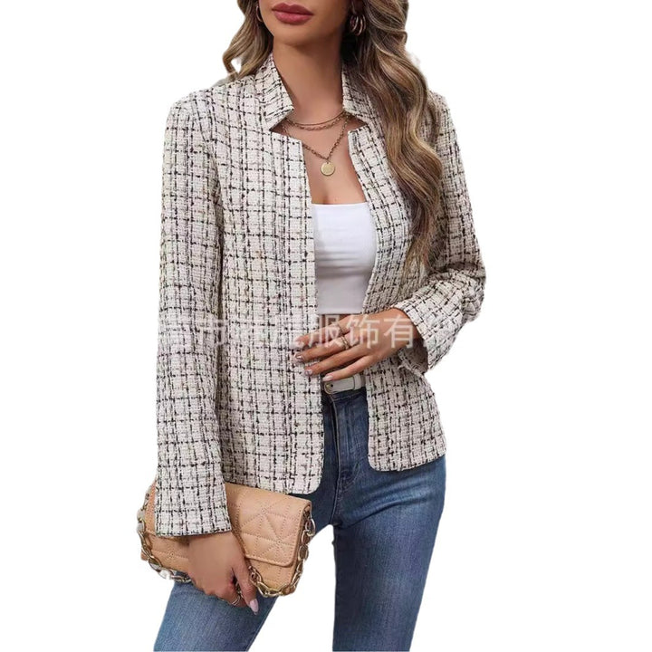Damen Blazerjacke aus Tweed mit strukturiertem Muster Drune