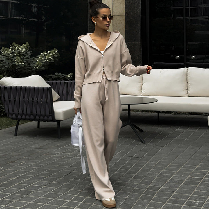 Damen lässiger Hoodie-Set Drune