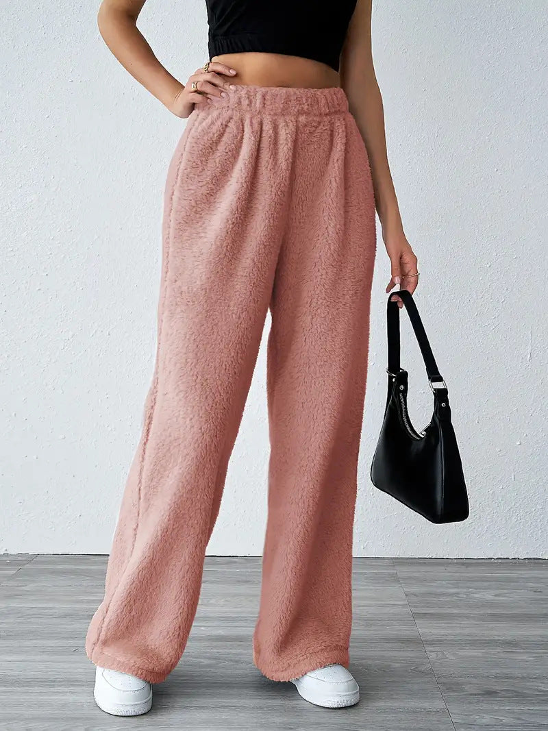 Damen Flauschige Relax-Hose Drune