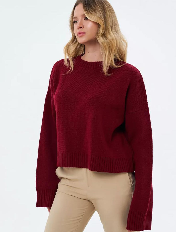 Damen Oversized Pullover Drune