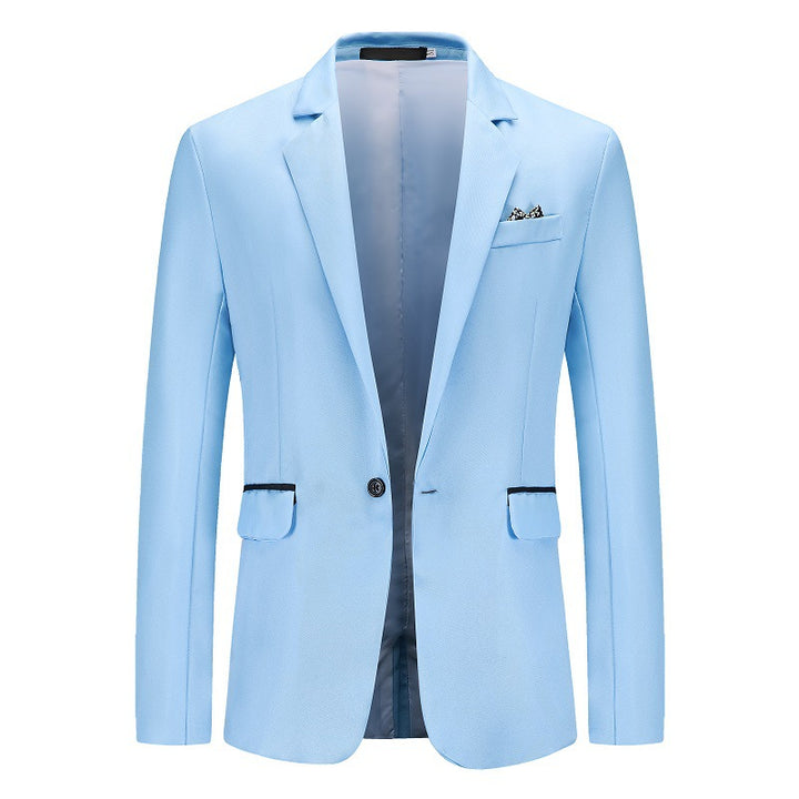 Herren Eleganter Anzugblazer mit feiner Struktur und modernem Schnitt Drune