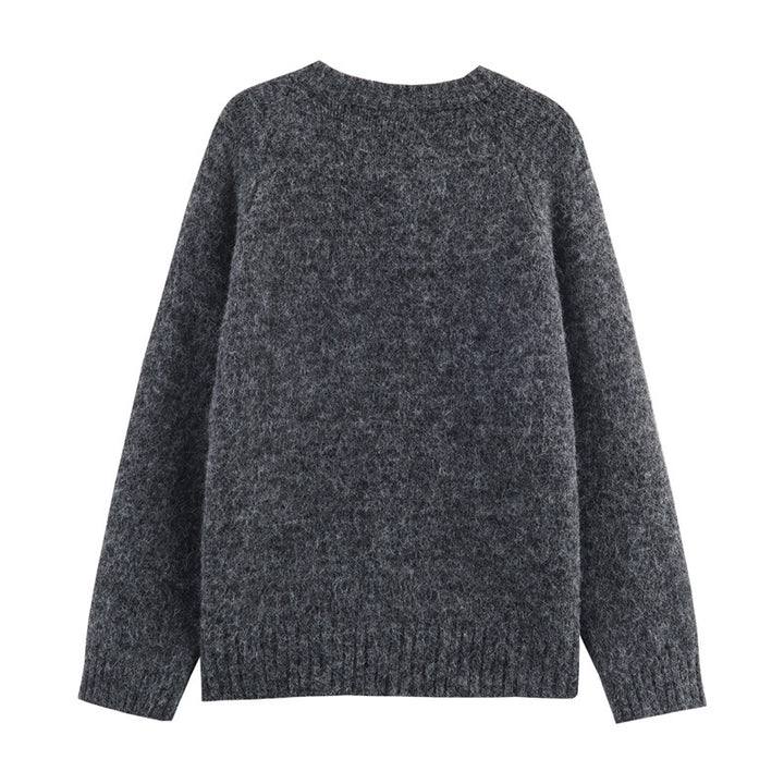 Damen Strickjacke mit buntem Pilzdesign Drune