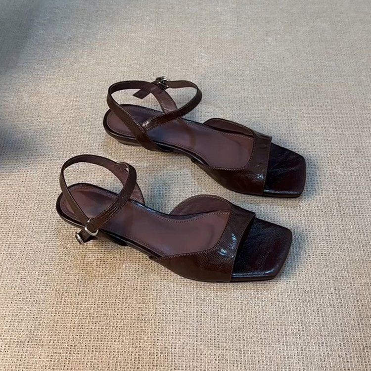 Damen modische Sling-Sandalen mit elegantem Riemen und komfortabler Sohle Drune