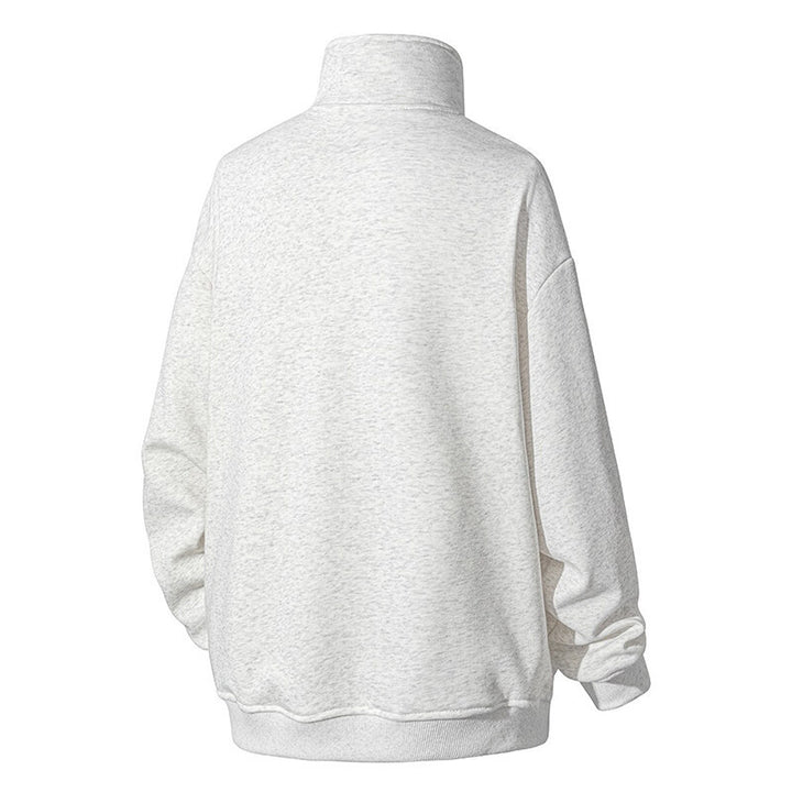 Damen Hochwertiger Stehkragen Pullover Drune