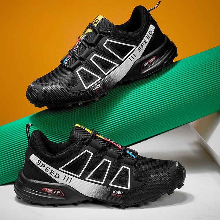 Herren nan robuster Trailrunning-Laufschuh mit stoßdämpfender EVA-Zwischensohle und griffiger Profillaufsohle Drune