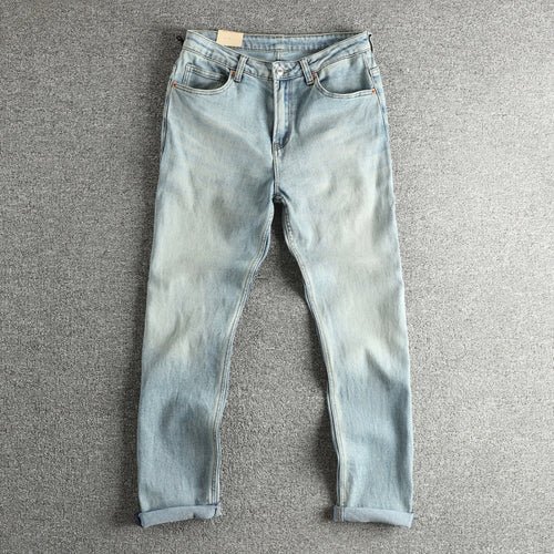 Damen Slim-Fit Jeans im authentischen Vintage-Look mit hohem Bund Drune