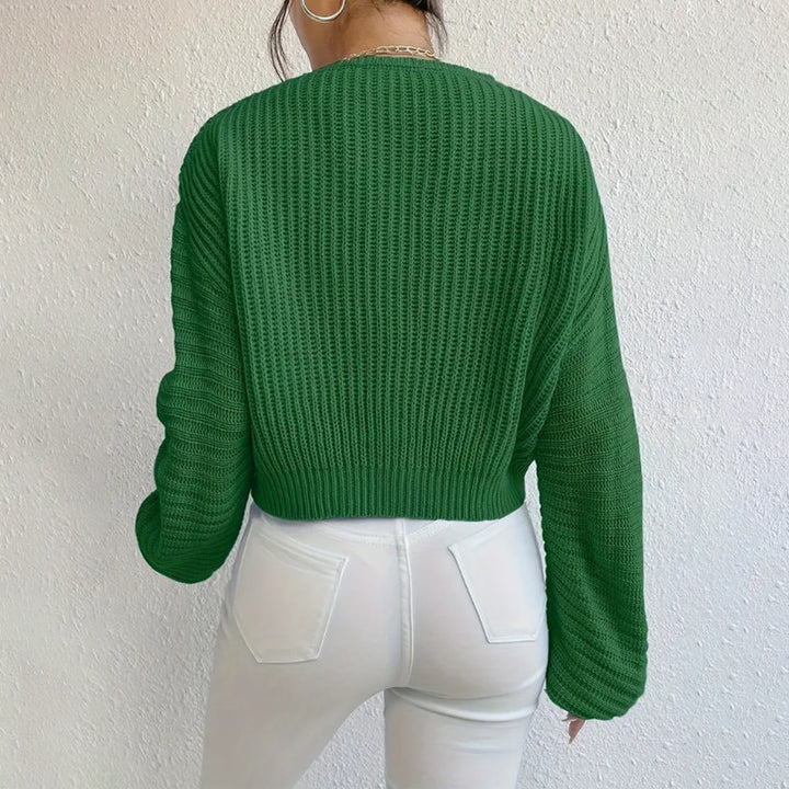 Damen Strickpullover mit luftiger Ajour-Muster und hochwertigen Details Drune