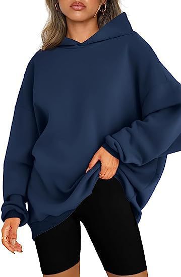 Damen Oversized Kapuzenpullover Drune