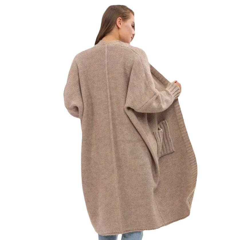 Damen Oversized Strickmantel Drune