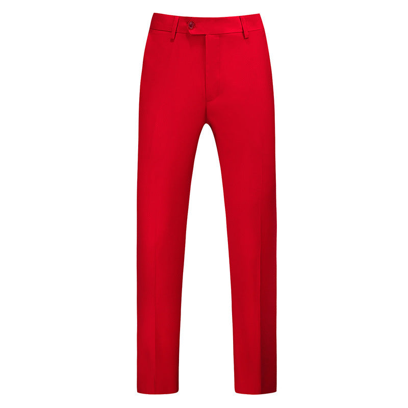 Herren nan schlanke Premium-Bügelfaltenhose mit Stretchbund und knitterarmem Gewebe Drune