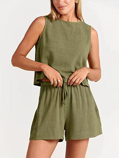 Damen Bequemes Jumpsuit mit weitem Schnitt und praktischen Taschen Drune