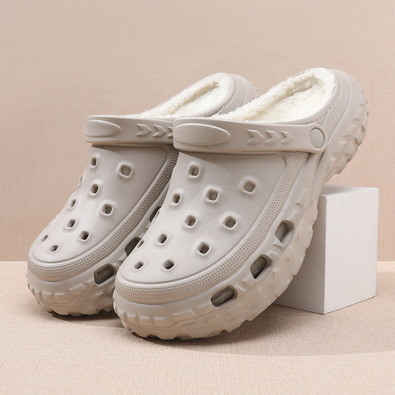 Bequeme Clogs zum Hineinschlüpfen mit Fleece-Futter Drune