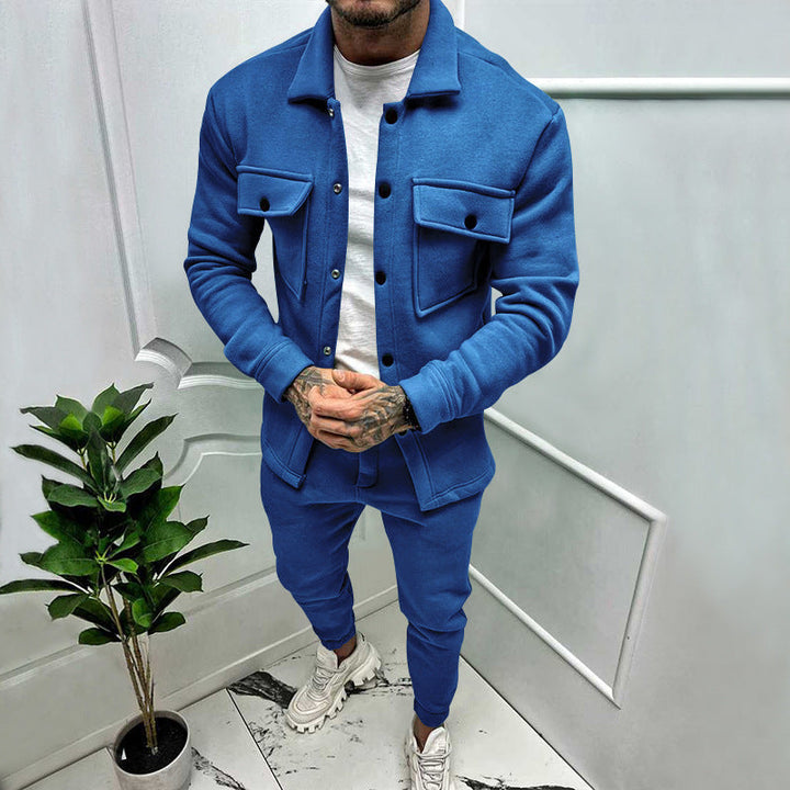 Drune | 2 Teiliges Wildleder Satz Hemd Und Hose