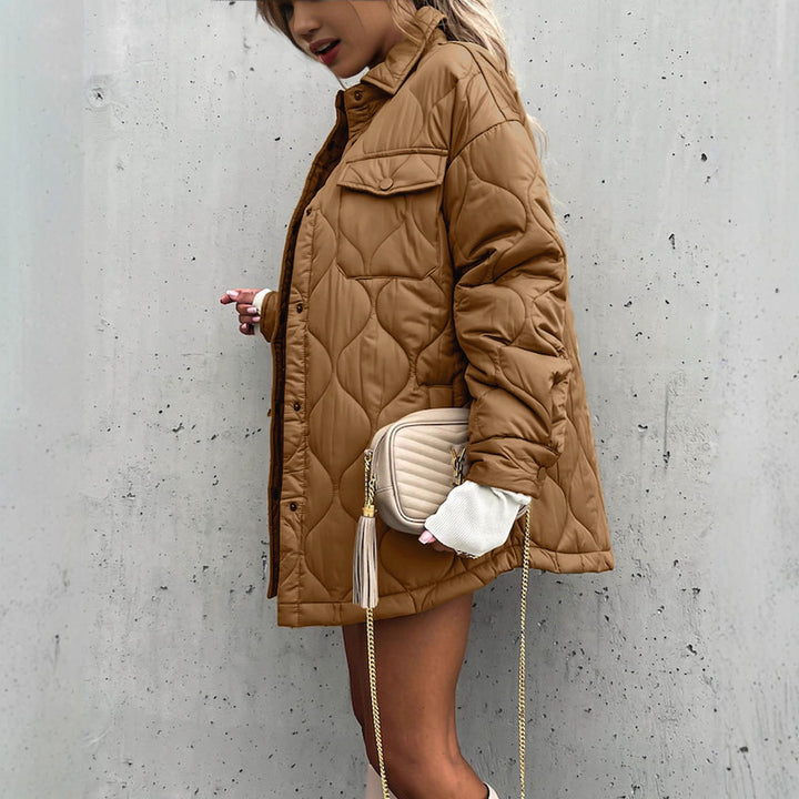 Damen Steppjacke im lässigen Oversized-Stil Drune