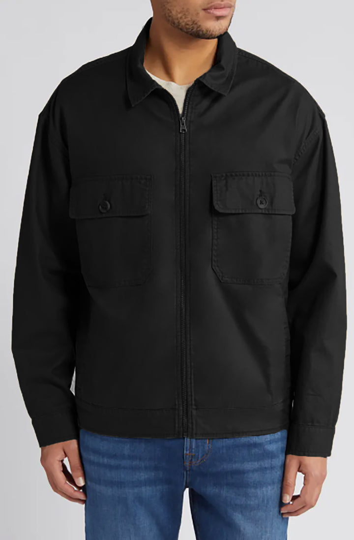 Herren lässige Freizeitjacke mit praktischen Pattentaschen Drune
