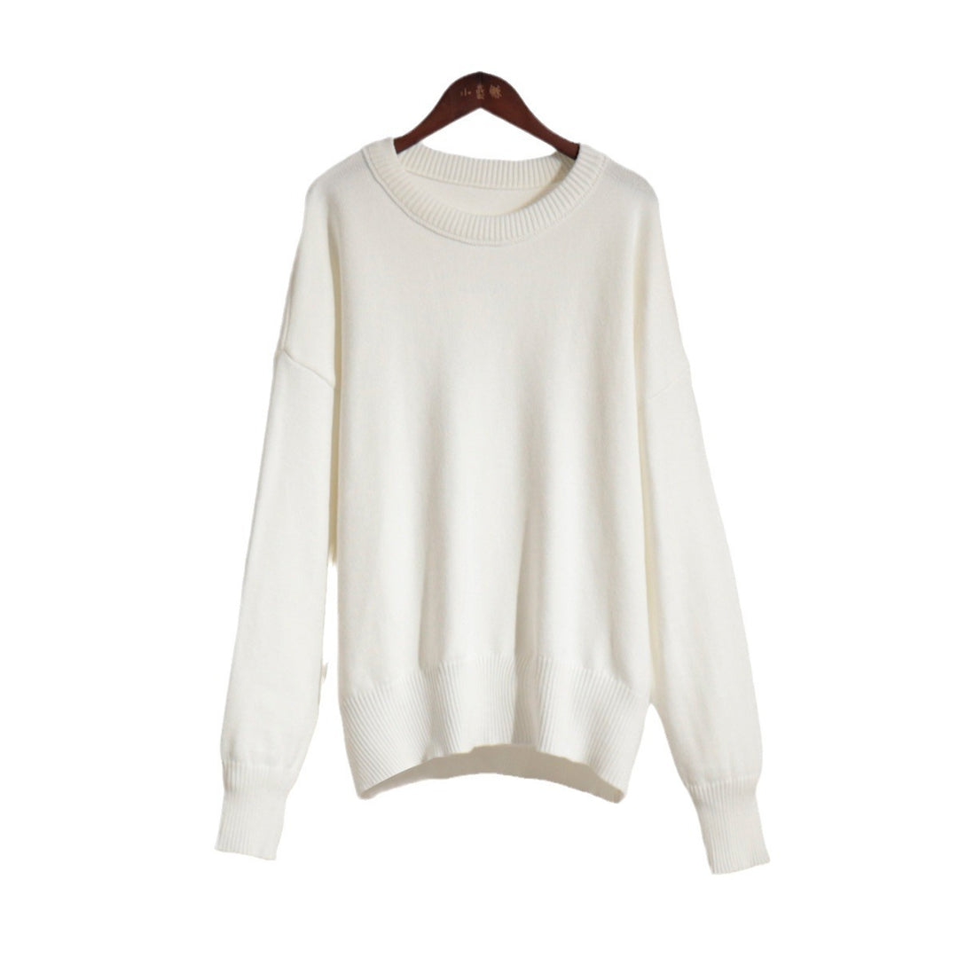 Damen Oversized Pullover mit strukturiertem Strickmuster Drune