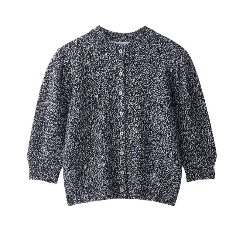 Damen Strickjacke mit Knopfverschluss und lässigen Raglanärmeln Drune