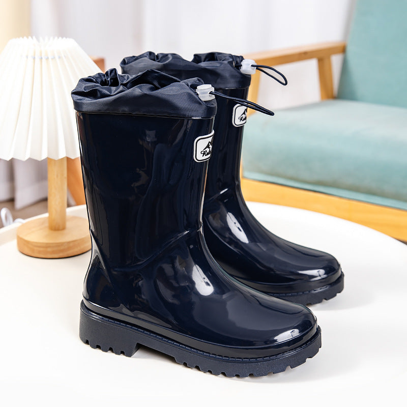 Damen Hochwertige und stylische Gummistiefel mit verstellbarem Schnürsystem Drune