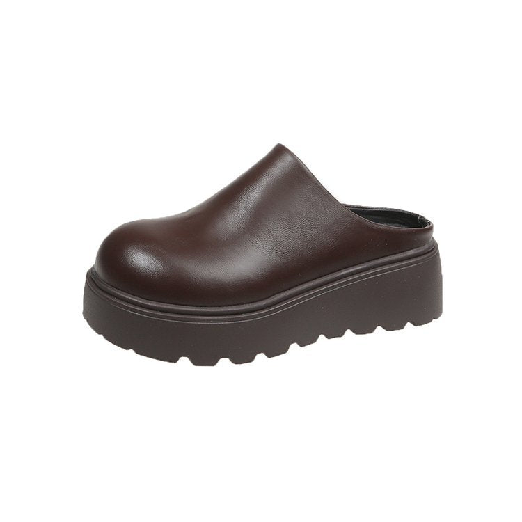 Damen stilvolle Clogs mit hohem Plateau und rutschfester Sohle Drune