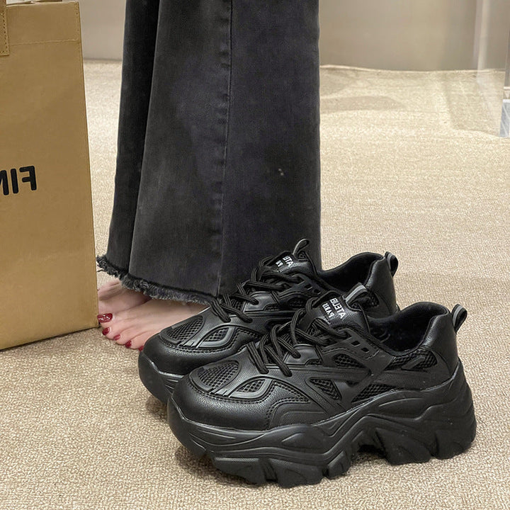 Damen Sportliche Chunky Sneaker mit atmungsaktiver Mesh-Oberfläche Drune
