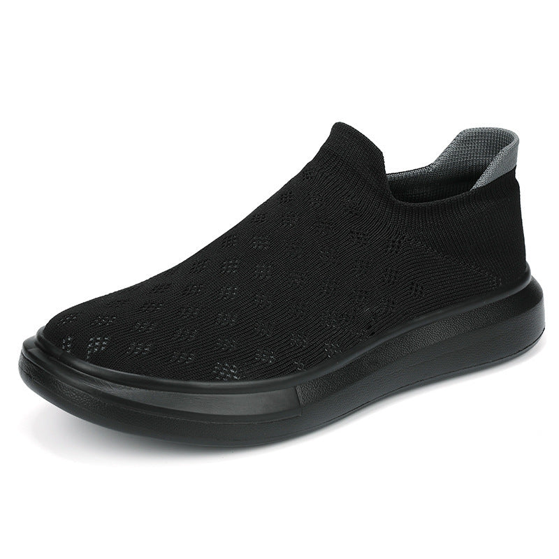 Unisex nan leichter Strick-Slipper mit perforierter Atmungsstruktur und dämpfender Leichtsohle Drune