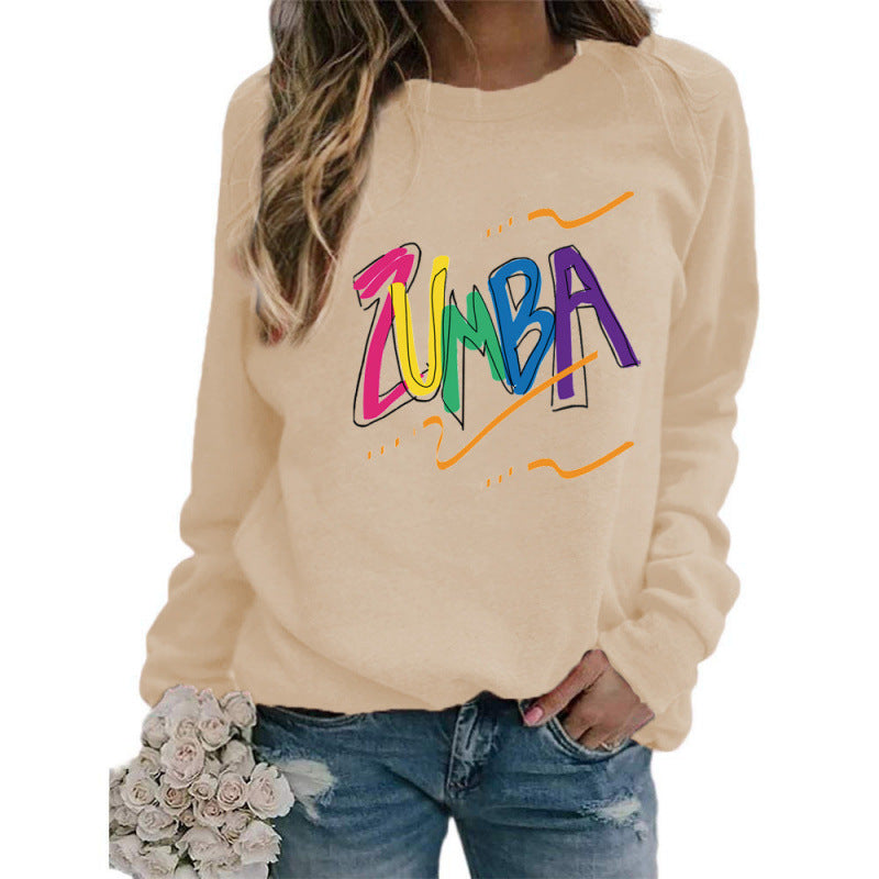 Damen Sweatshirt mit modernem Zumba-Design und lässiger Passform Drune