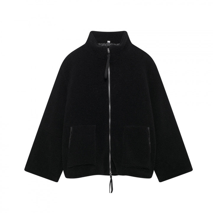 Damen kuschelige Fleecejacke Drune