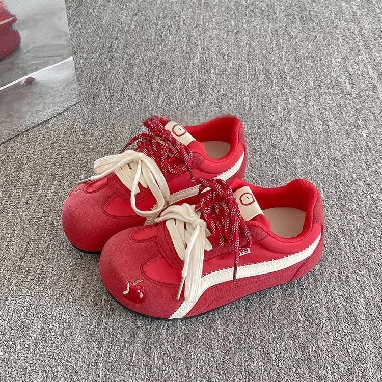 Damen Sportliche Sneakers mit innovativer Schnürung und farbenfrohem Design Drune