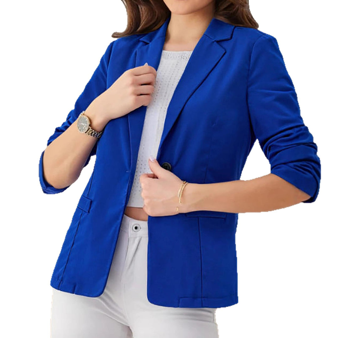 Damen eleganter Blazer mit minimalistischen Details und vielseitigem Schnitt Drune
