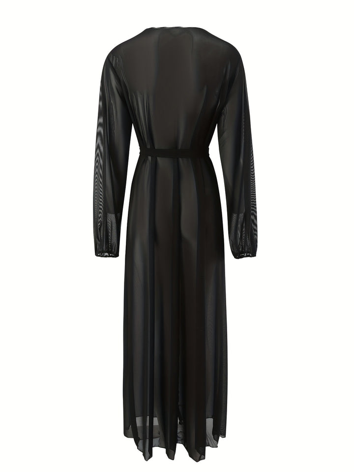 Damen Transparenter Maxikleid Drune