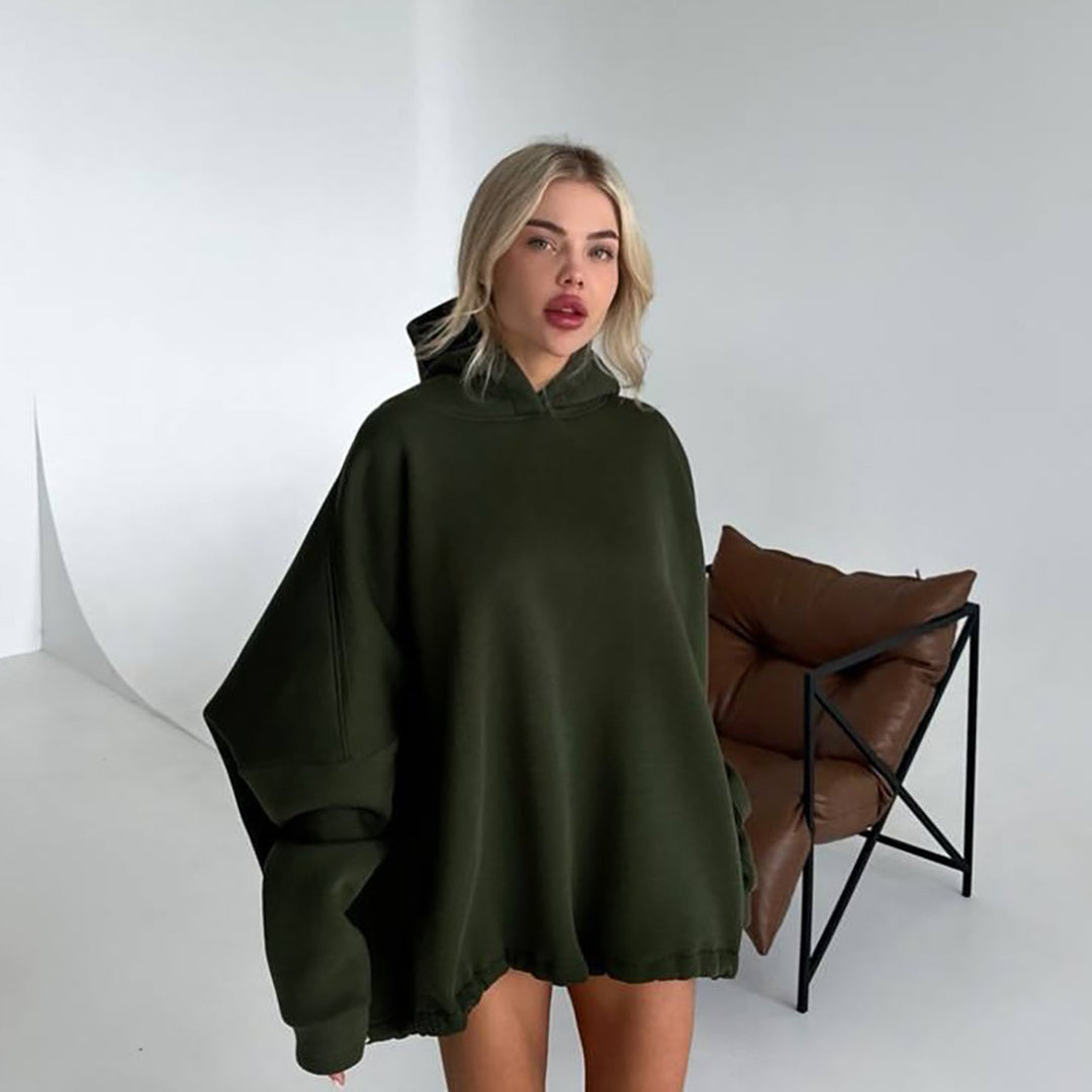 Damen Oversized Kapuzenpullover mit lässigem Schnitt und komfortablem Material Drune
