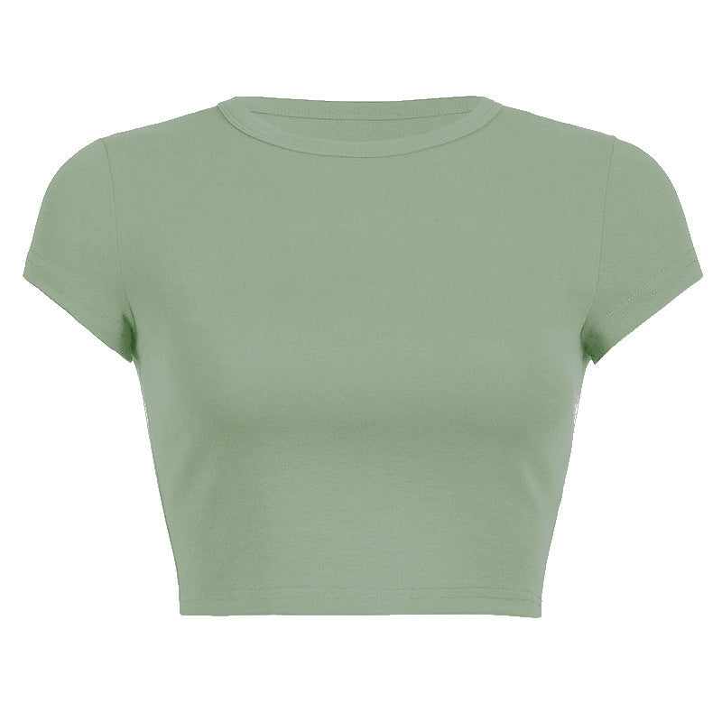 Damen Figurbetontes Crop-Top Drune