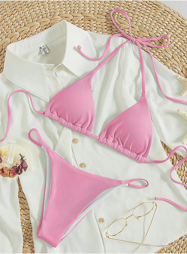 Damen Triangel-Bikini mit feinen Rüschendetails Drune