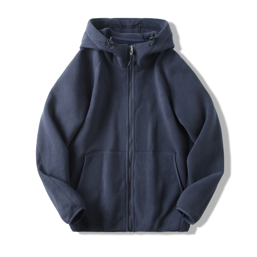 Damen Fleecejacke mit innovativem Kapuzen-Design und praktischen Taschen Drune