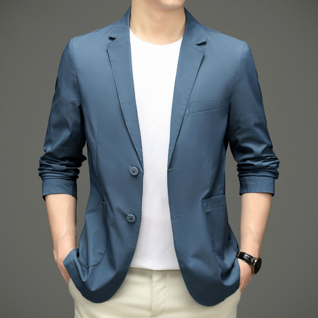 Herren legerer Blazer mit modernem Schnitt und praktischen Taschen Drune