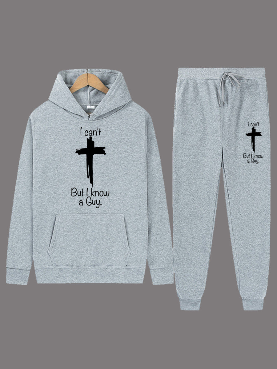 Damen Hoodie- und Jogginghose Set mit inspirierendem Schriftzug Drune