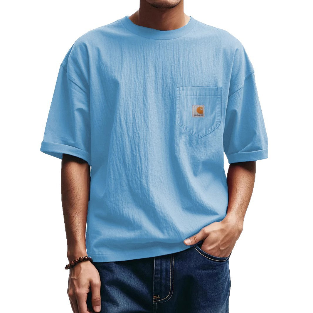 Herren Relaxed Fit Pocket T-Shirt Drune
