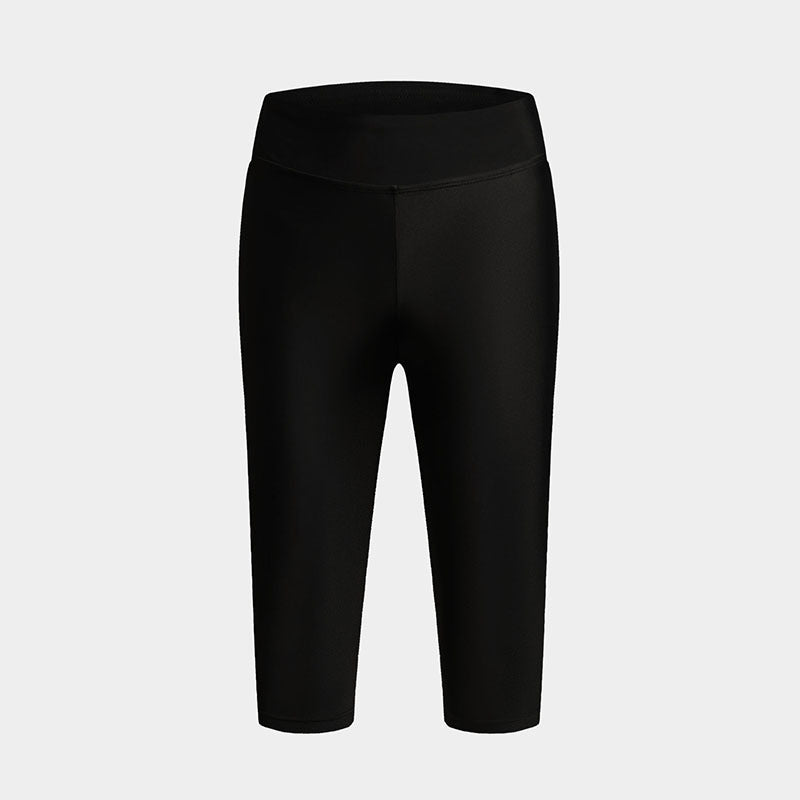 Damen Sportliche 3/4-Leggings mit hohem Bund und atmungsaktivem Material Drune