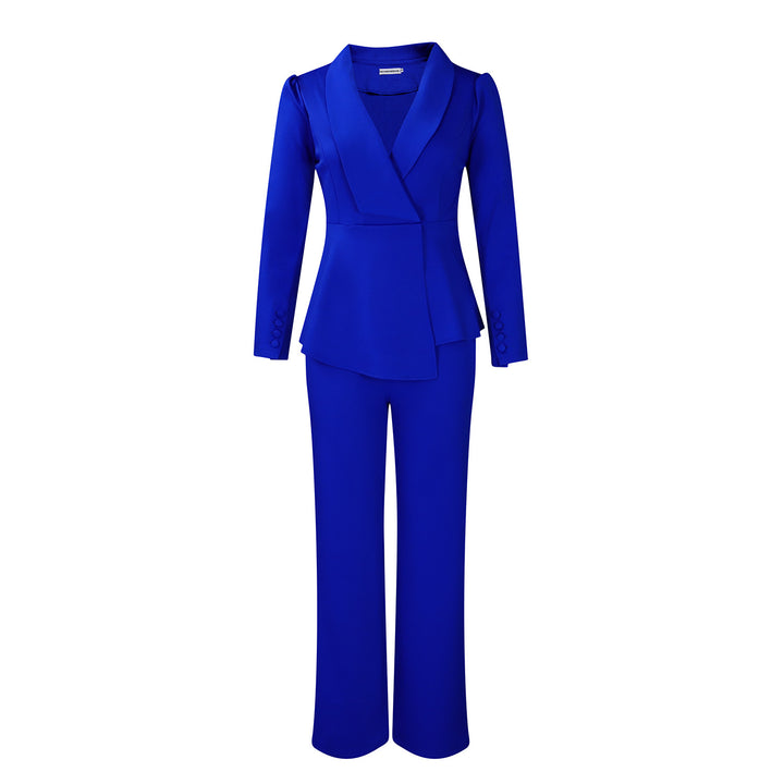 Damen Anzug mit elegantem Blazer und weitem Hosenbein Drune