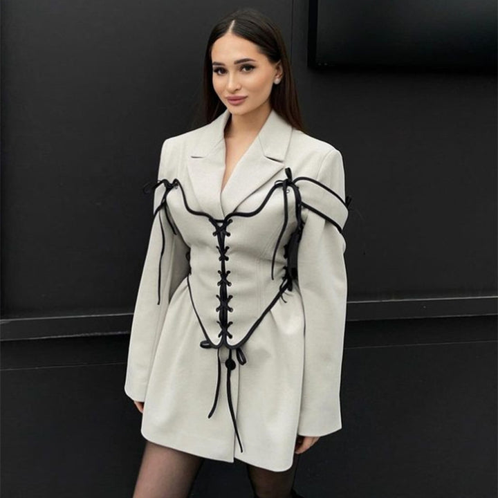Damen Modischer Couture-Blazer Drune