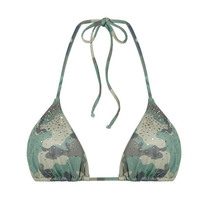 Damen Triangel-Bikini mit schimmernden Details Drune