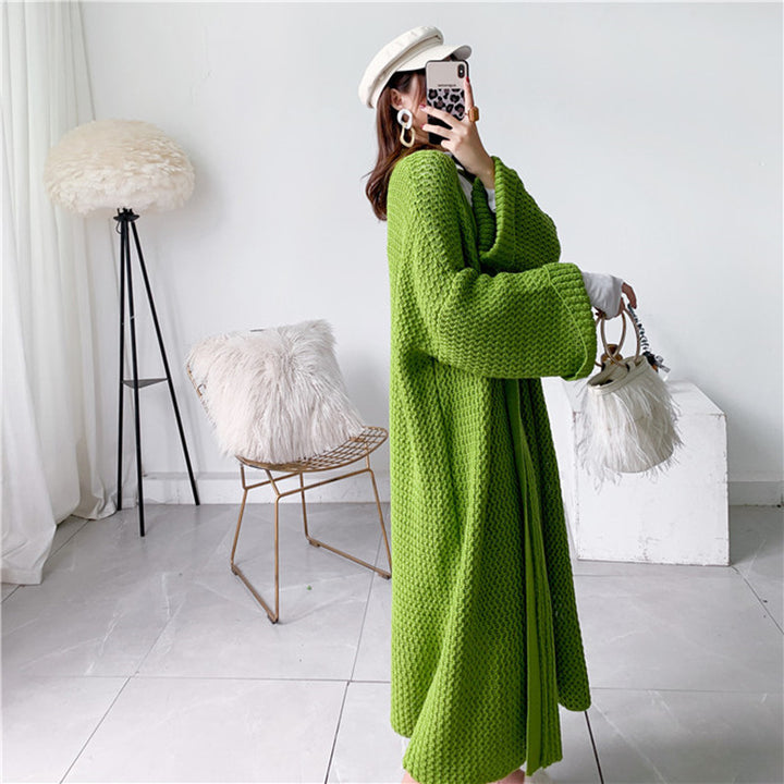 Damen modische Strickjacke mit ausgefallenem Muster Drune