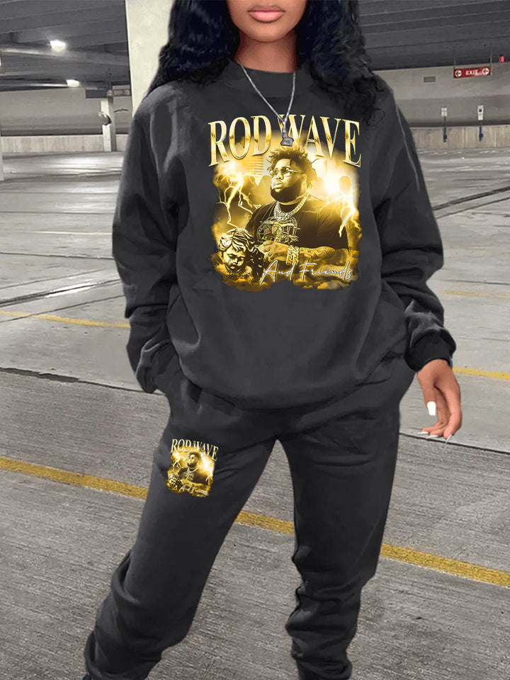 Damen Sweatanzug mit einzigartigen Grafiken Drune