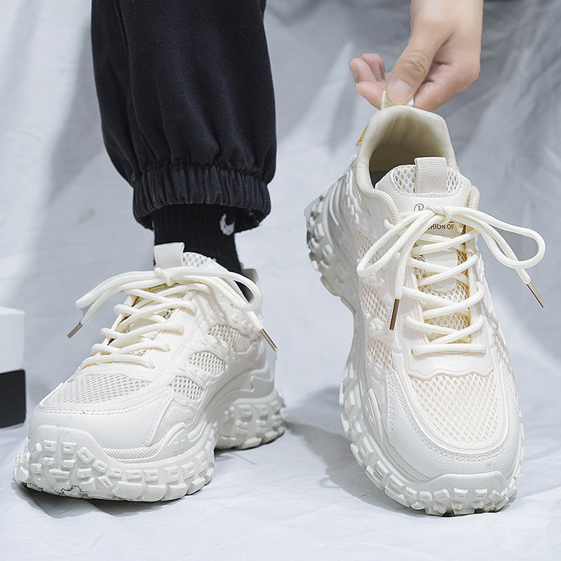 Damen Atmungsaktive Sportschuhe mit stoßdämpfender Sohle und ausgeprägtem Profil Drune