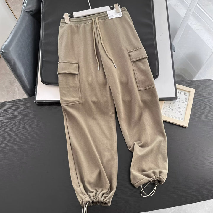 Damen Bequeme Cargo-Hose Drune