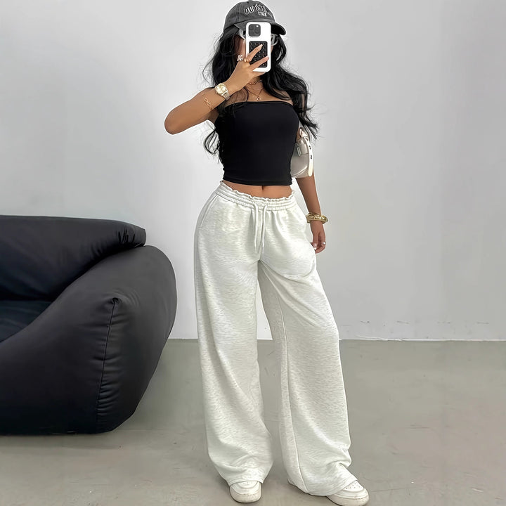 Damen Weite Sporthose Drune