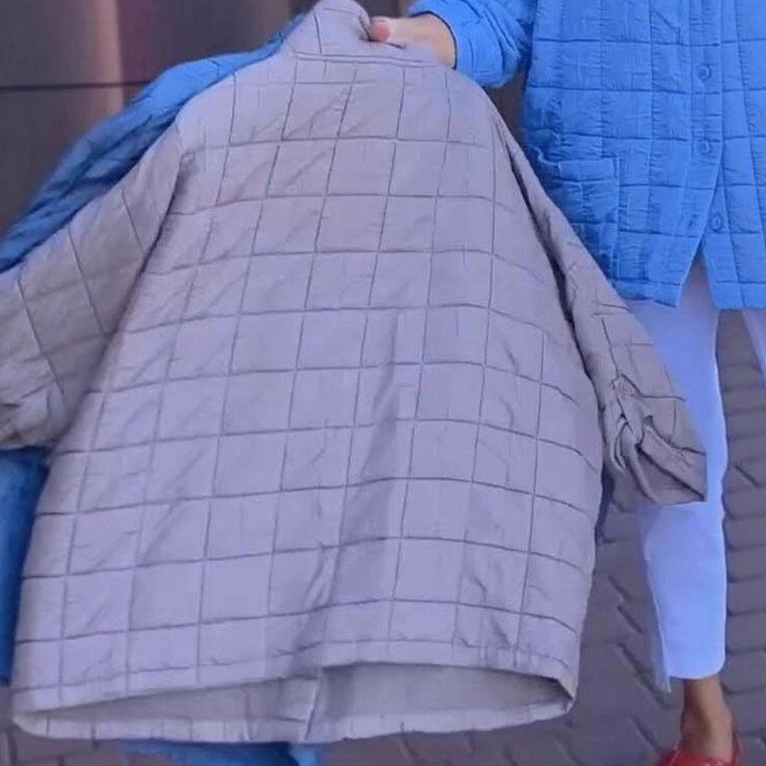 Damen gesteppte Winterjacke mit leichtem Futter Drune