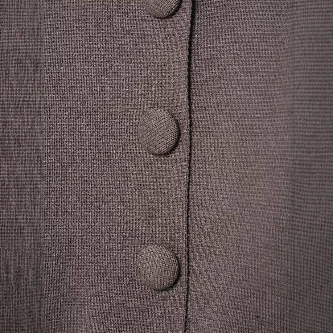 Damen stilvolle Strickjacke mit Knopfdetails Drune