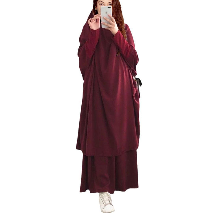 Damen Langarm Kaftan mit elegantem Schnitt und Weitem Design Drune